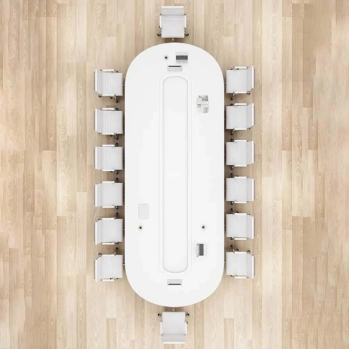 Amica · White Conference Room Table