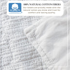 100% Cotton Honeycomb Waffle Garment Washed Quilt Set - Genevieve Collection